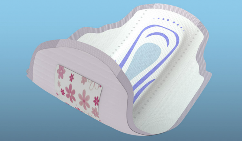 Disposable Feminine Hygiene Product Sanitary Napkins Airlaid GDM